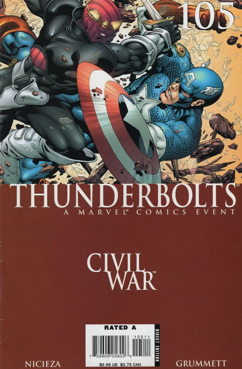 NEW THUNDERBOLTS #105 2006 Thunderbolts MARVEL COMICS