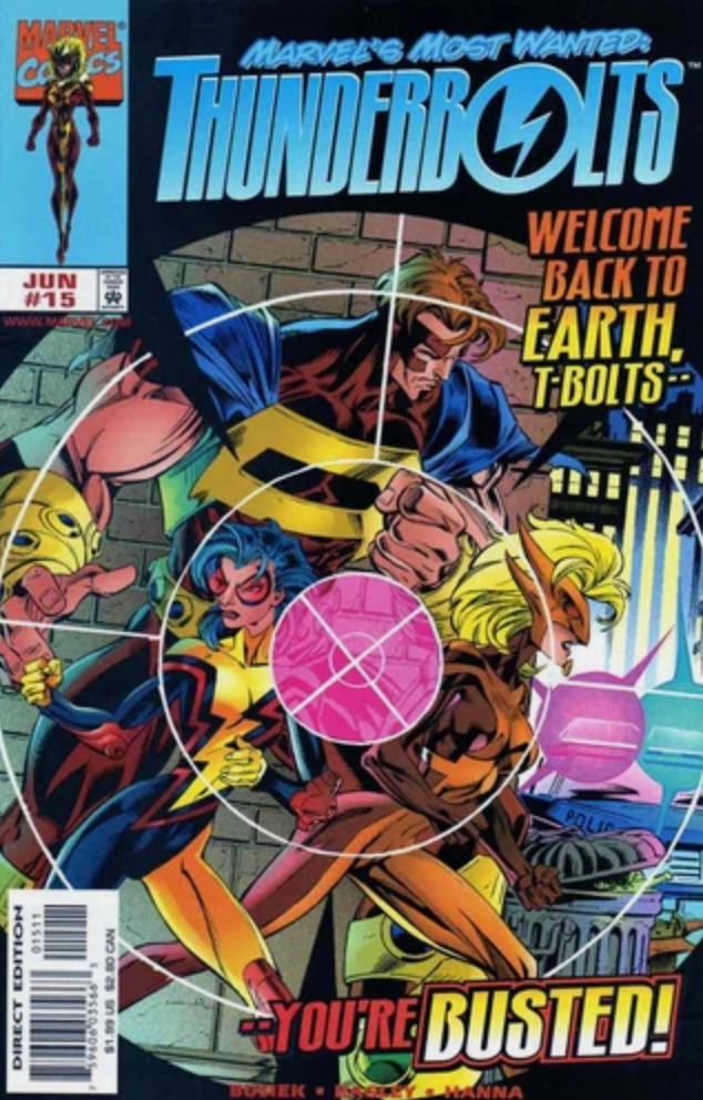 THUNDERBOLTS #15 1998 Thunderbolts MARVEL COMICS