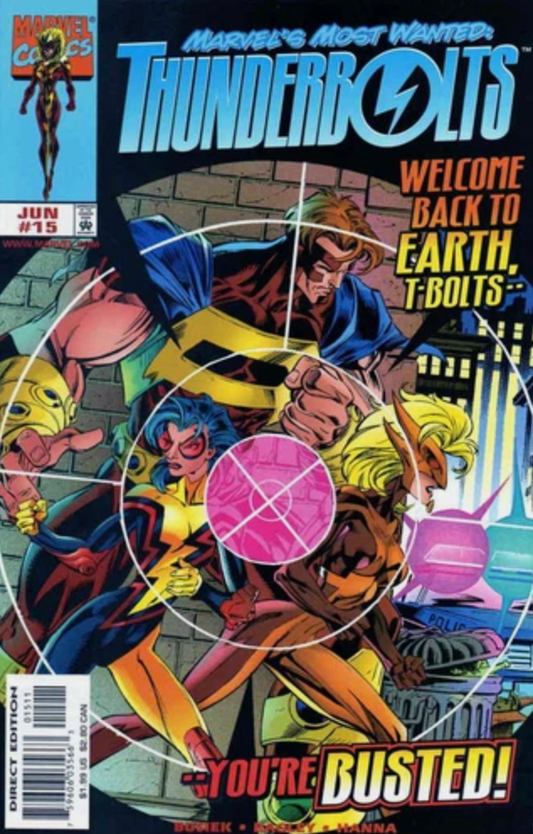 THUNDERBOLTS #15 1998 Thunderbolts MARVEL COMICS