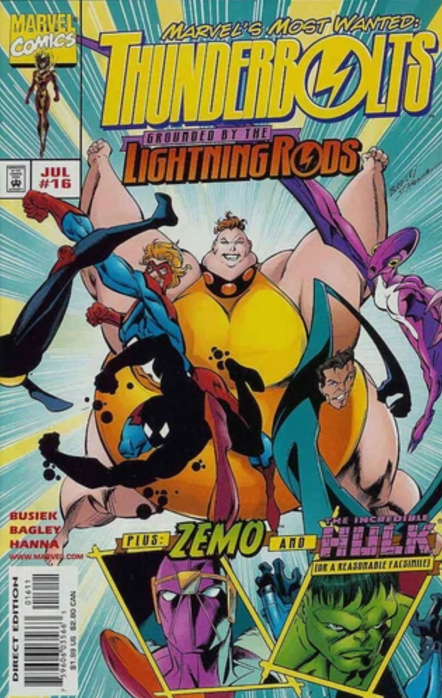 THUNDERBOLTS #16 1998 Thunderbolts MARVEL COMICS