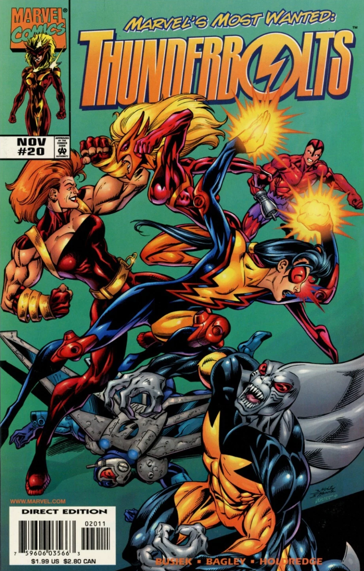 THUNDERBOLTS #20 1998 Thunderbolts MARVEL COMICS