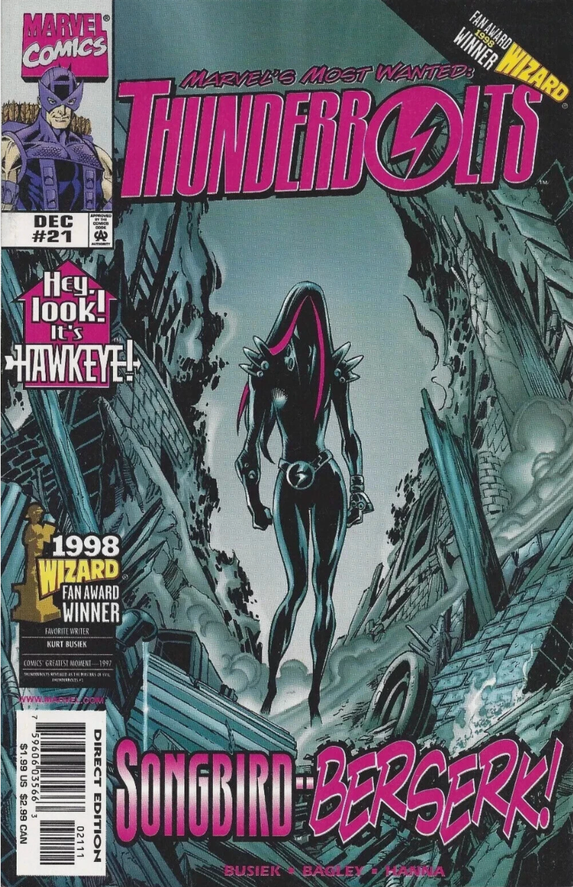 THUNDERBOLTS #21 1998 Thunderbolts MARVEL COMICS