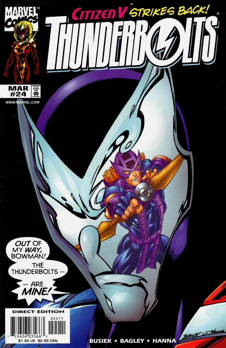 THUNDERBOLTS #24 1999 Thunderbolts MARVEL COMICS
