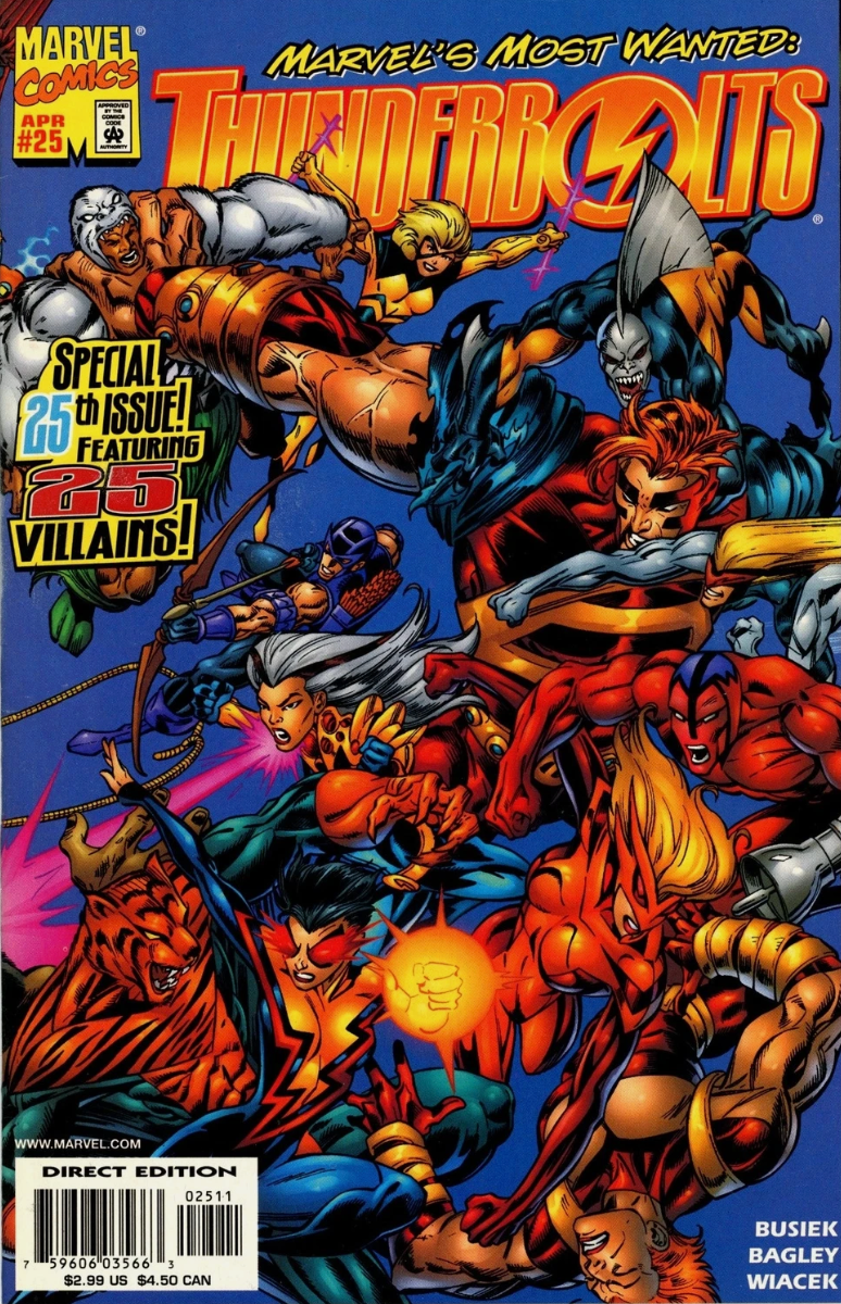 THUNDERBOLTS #25 1999 Thunderbolts MARVEL COMICS