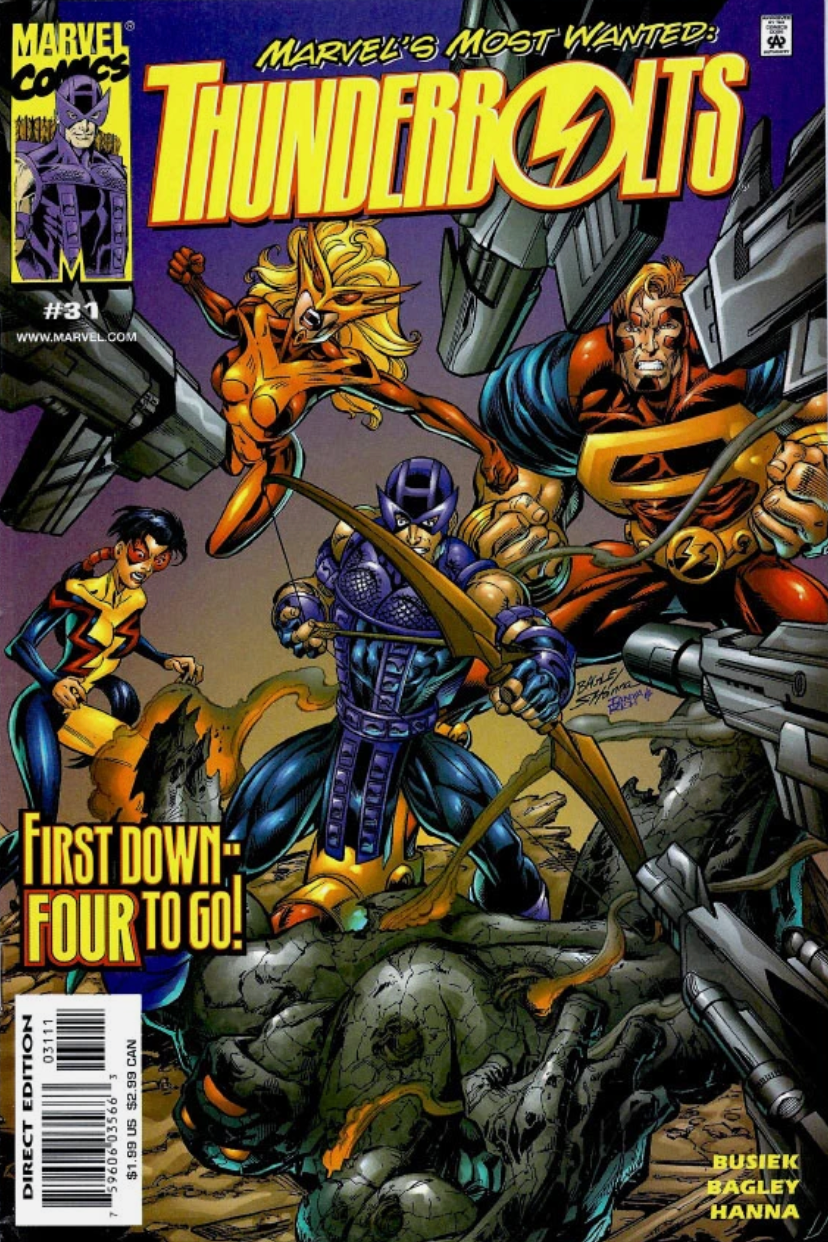 THUNDERBOLTS #31 1999 Thunderbolts MARVEL COMICS