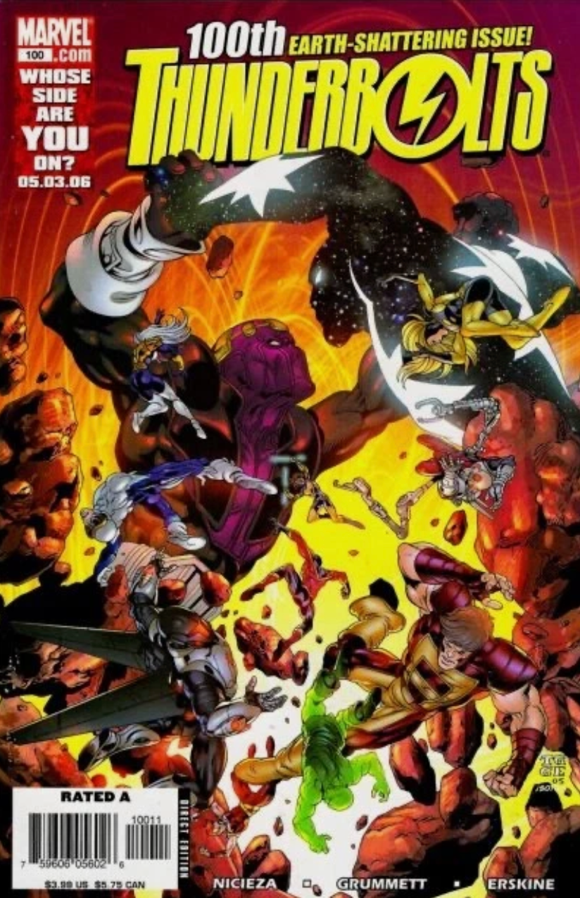 NEW THUNDERBOLTS #100 2006 Thunderbolts MARVEL COMICS