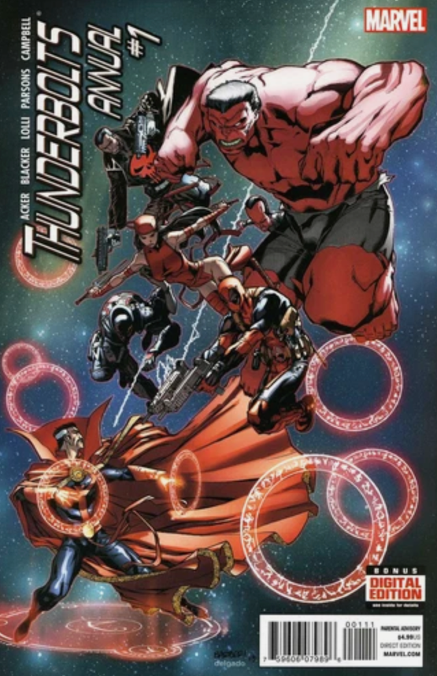 THUNDERBOLTS ANNUAL #1 2013 Thunderbolts MARVEL COMICS