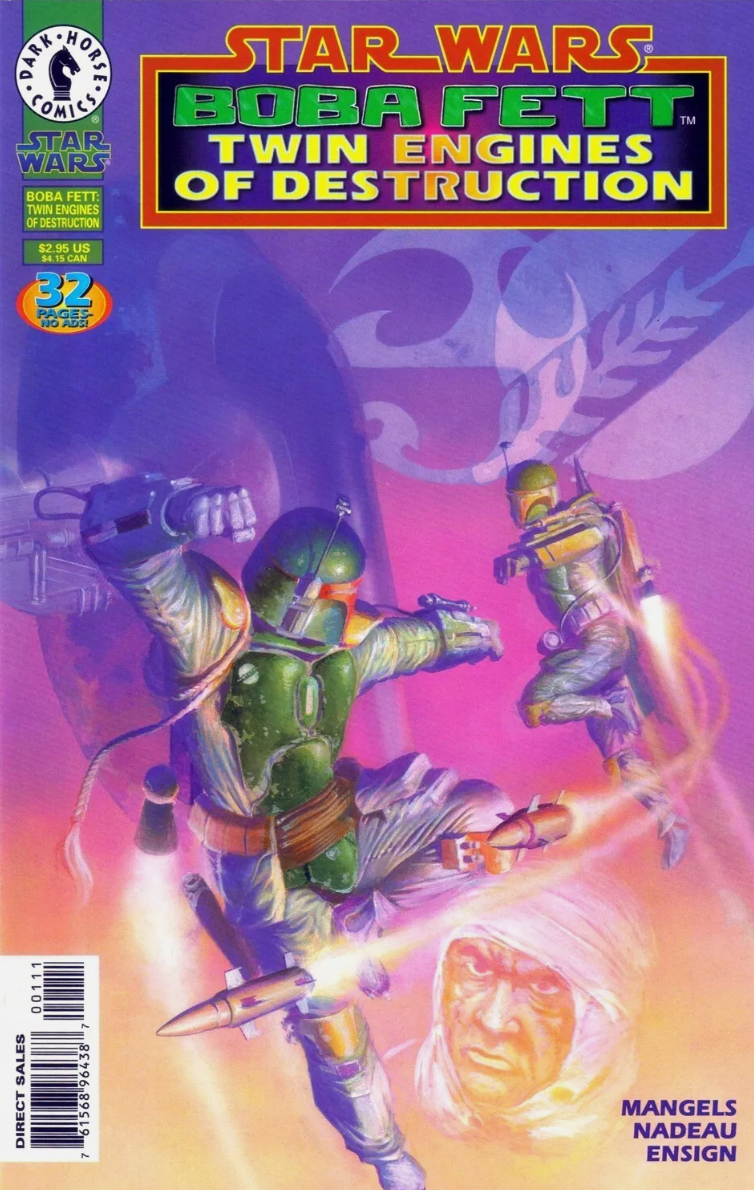 STAR WARS BOBA FETT TWIN ENGINES OF DESTRUCTION 1997 (1ST APP JODO KAST) Star Wars DARK HORSE