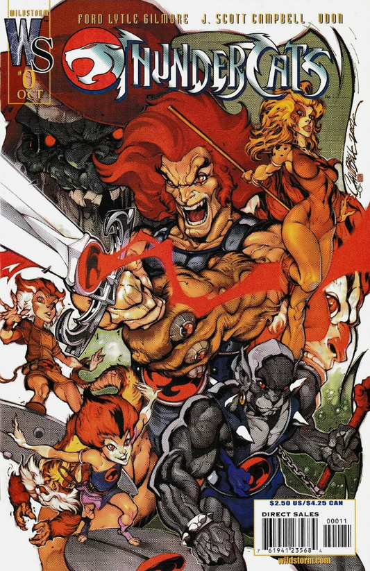 THUNDERCATS #0 J SCOTT CAMPBELL 2002 Thundercats WILDSTORM