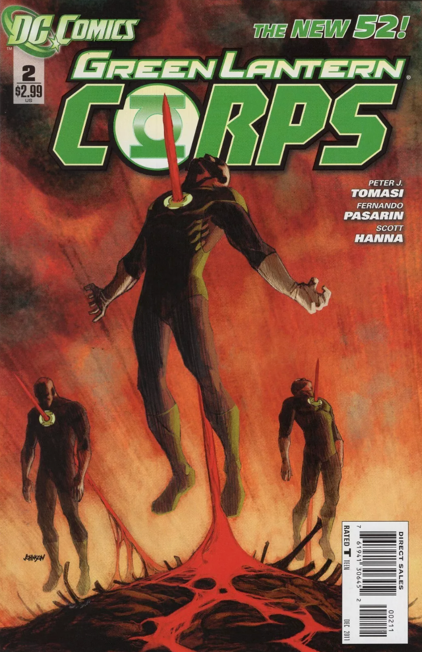 GREEN LANTERN CORPS #2 2011 NEW 52 Green Lantern Corps DC COMICS