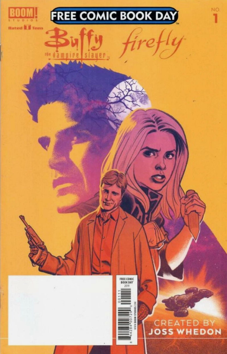 BUFFY THE VAMPIRE SLAYER FIREFLY FCBD 2019 UNSTAMPED Buffy the Vampire Slayer BOOM! STUDIOS