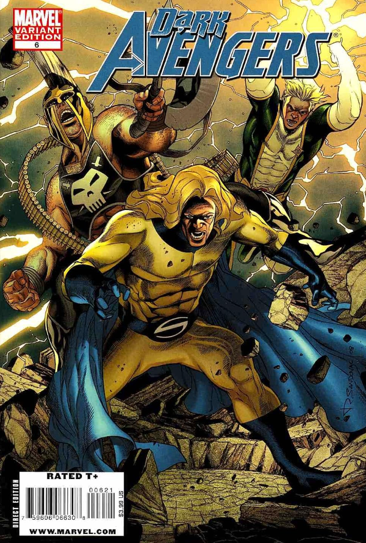 DARK AVENGERS #6 2ND PRINT VARIANT 2009 Dark Avengers MARVEL COMICS