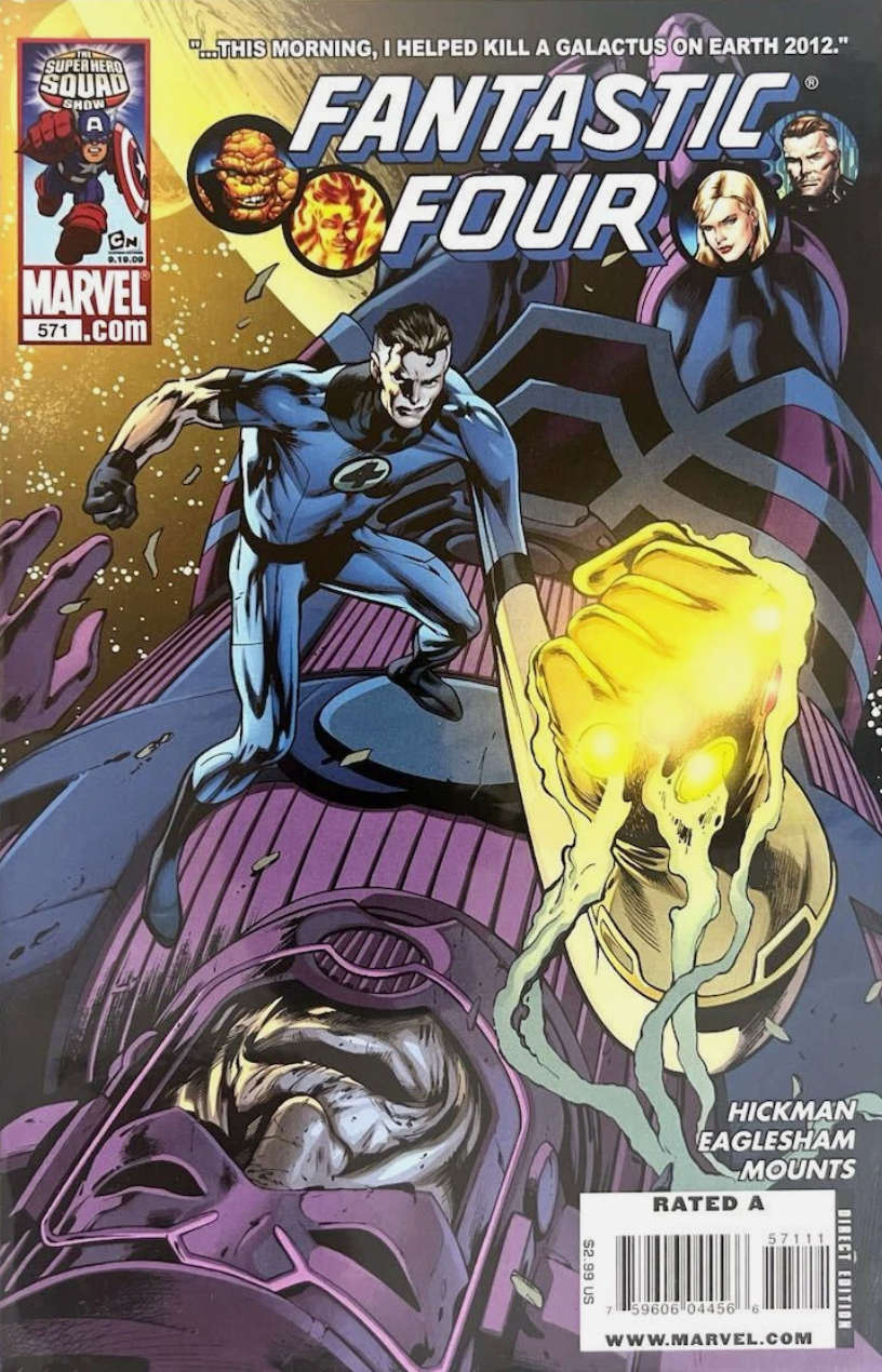 FANTASTIC FOUR #571 2009 Fantastic Four MARVEL COMICS