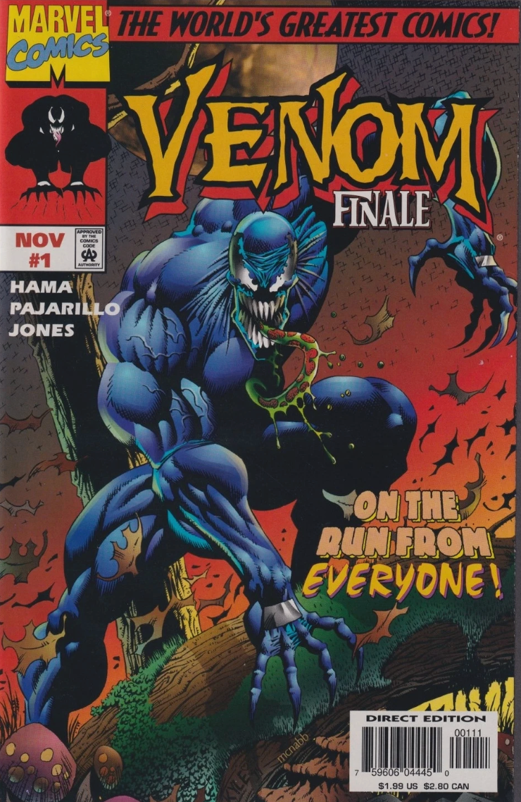 VENOM FINALE #1 1997 Venom MARVEL COMICS