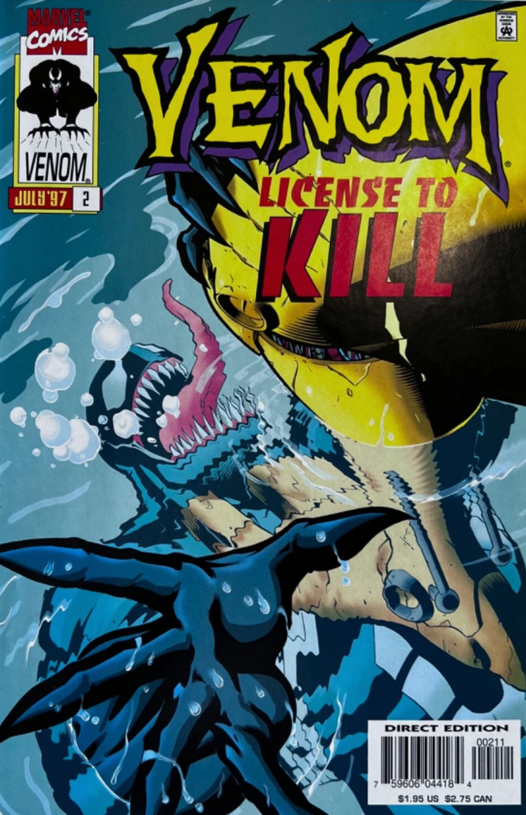 VENOM LICENSE TO KILL #2 1997 Venom MARVEL COMICS