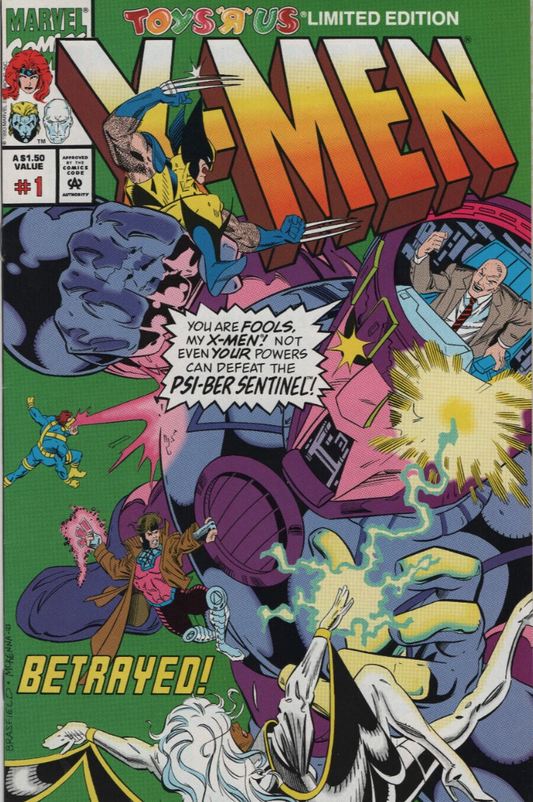 X-MEN #1 TOYS R US LIMITED EDITION VARIANT 1993 X-Men MARVEL COMICS