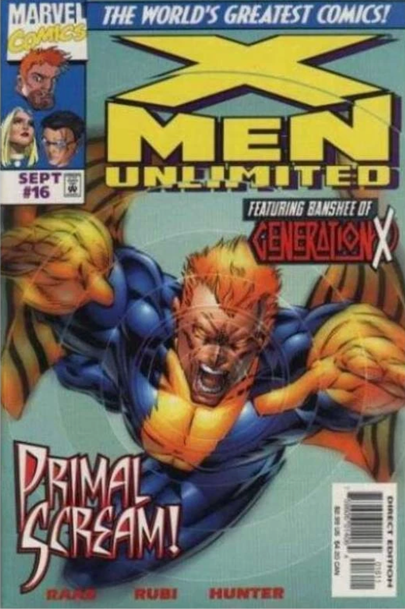 X-MEN UNLIMITED #16 1997 NEWSSTAND X-Men MARVEL COMICS