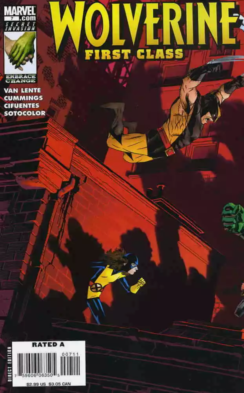 WOLVERINE FIRST CLASS #7 2008 Wolverine MARVEL COMICS