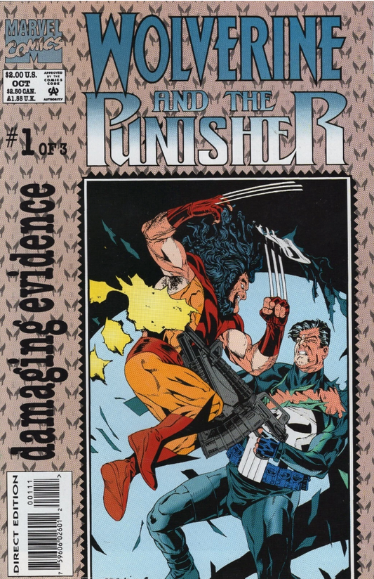 WOLVERINE AND THE PUNISHER #1 1993 Punisher MARVEL COMICS