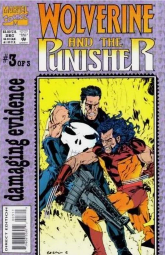 WOLVERINE AND THE PUNISHER #3 1993 Punisher MARVEL COMICS
