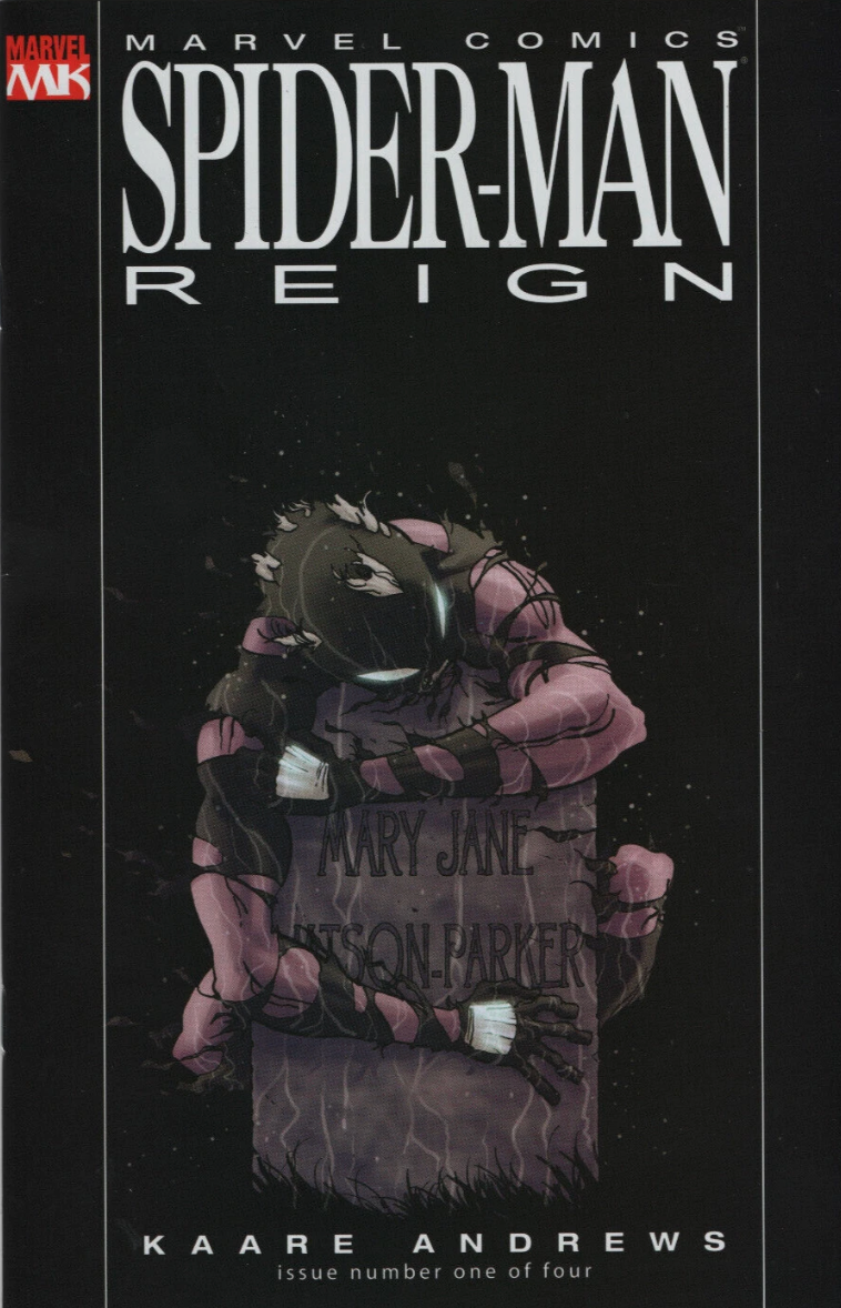 SPIDER-MAN REIGN #1 BLACK SUIT 2007 Spider-Man MARVEL COMICS