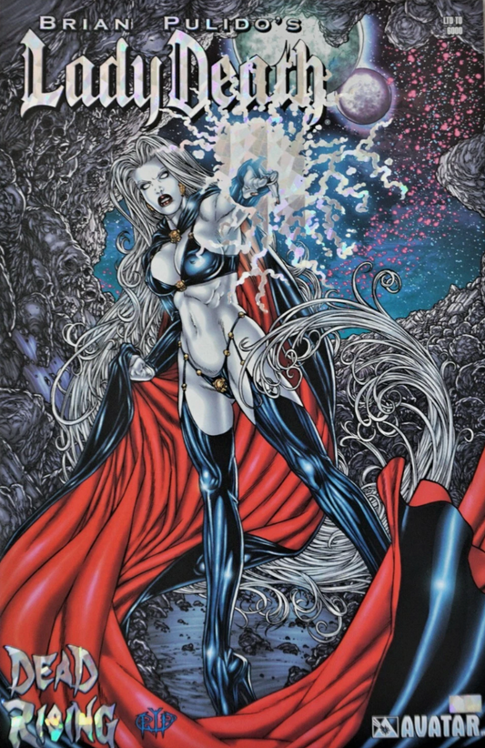 LADY DEATH DEAD RISING RYP #1 FOIL 2004 Lady Death AVATAR PRESS INC