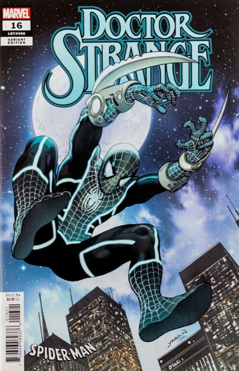 DOCTOR STRANGE #16 YARDIN SPIDER-MAN STEALTH SUIT VARIANT 2019 Doctor Strange MARVEL COMICS