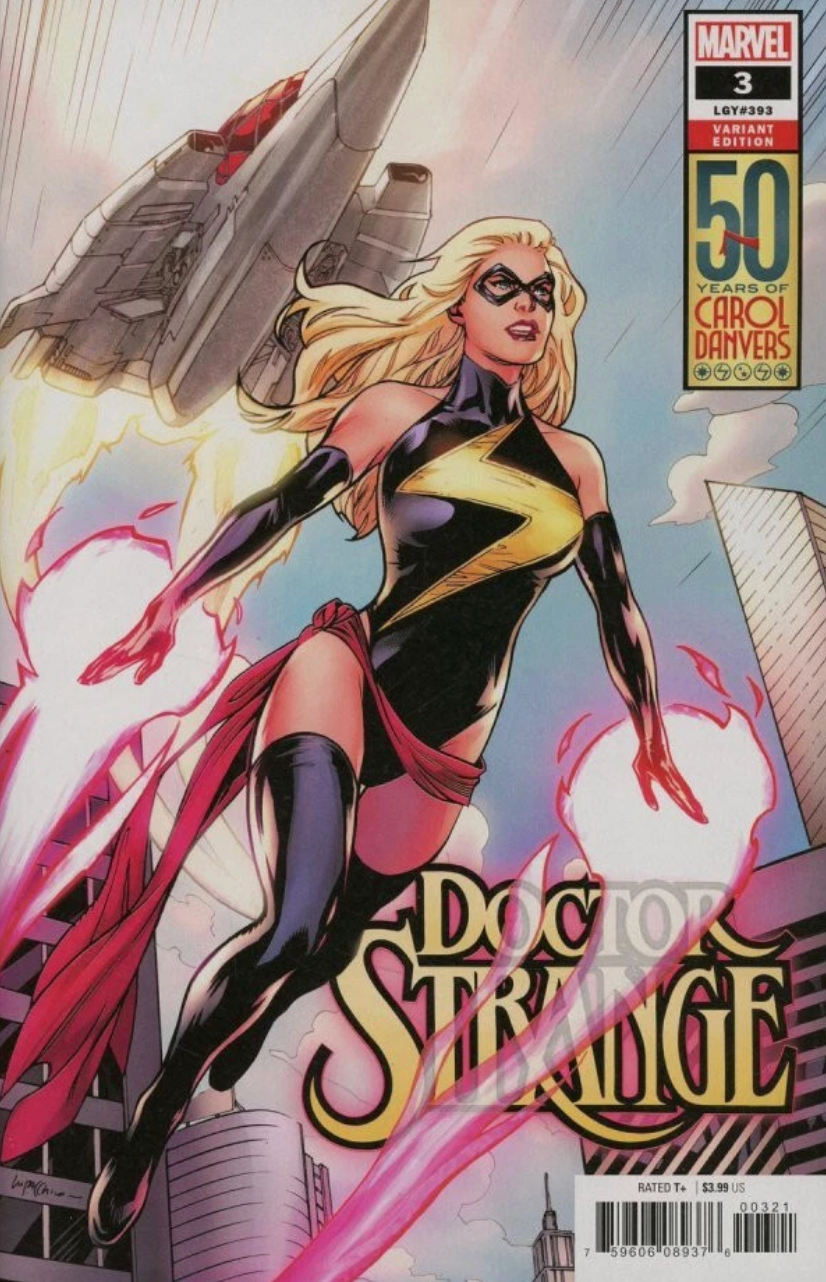 DOCTOR STRANGE #3 CAROL DANVERS 50TH VARIANT 2018 Doctor Strange MARVEL COMICS