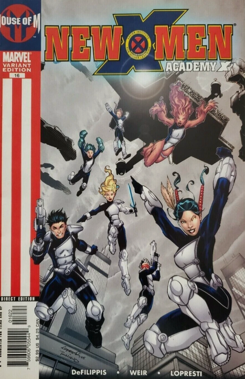 NEW X-MEN ACADEMY #16 2ND PRINT VARIANT 2005 New X-Men MARVEL COMICS