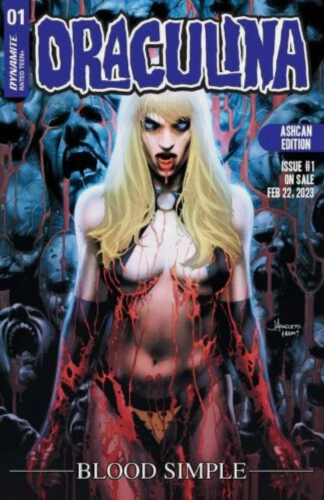 DRACULINA BLOOD SIMPLE #1 ASHCAN 2023 Draculina DYNAMITE