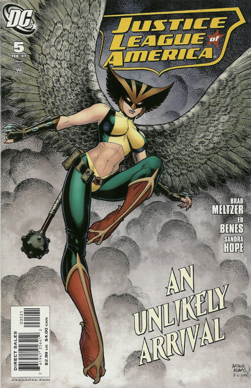 JUSTICE LEAGUE OF AMERICA #5 ART ADAMS 1:10 VARIANT 2007 Justice League of America DC COMICS