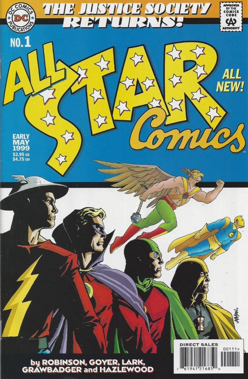 ALL STAR COMICS #1 JUSTICE SOCIETY RETURNS 1999 Adventure Comics DC COMICS