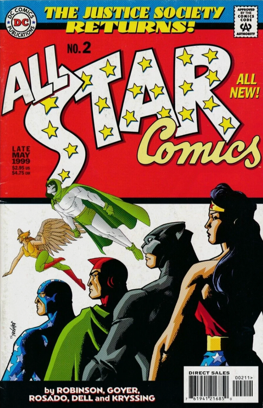 ALL STAR COMICS #2 JUSTICE SOCIETY RETURNS 1999 Adventure Comics DC COMICS