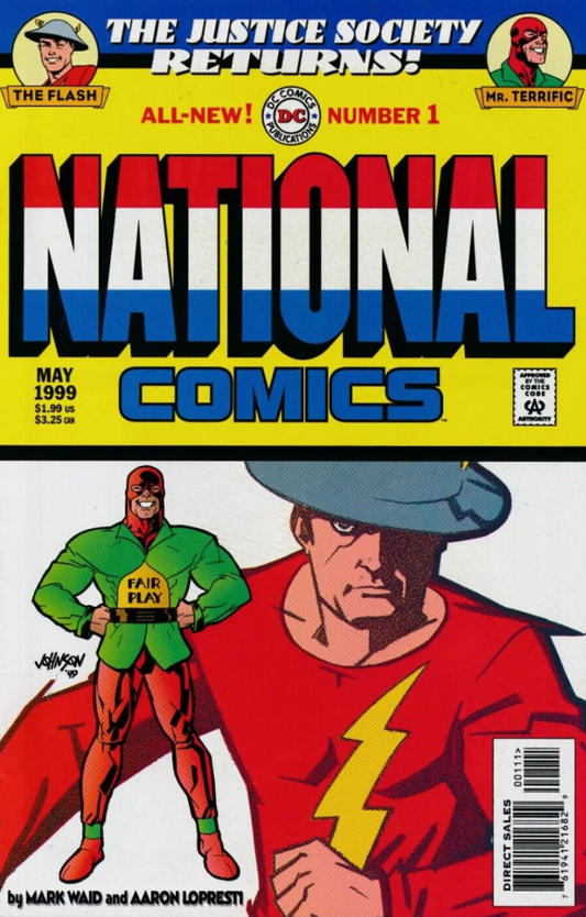NATIONAL COMICS #1 JUSTICE SOCIETY RETURNS 1999 Adventure Comics DC COMICS
