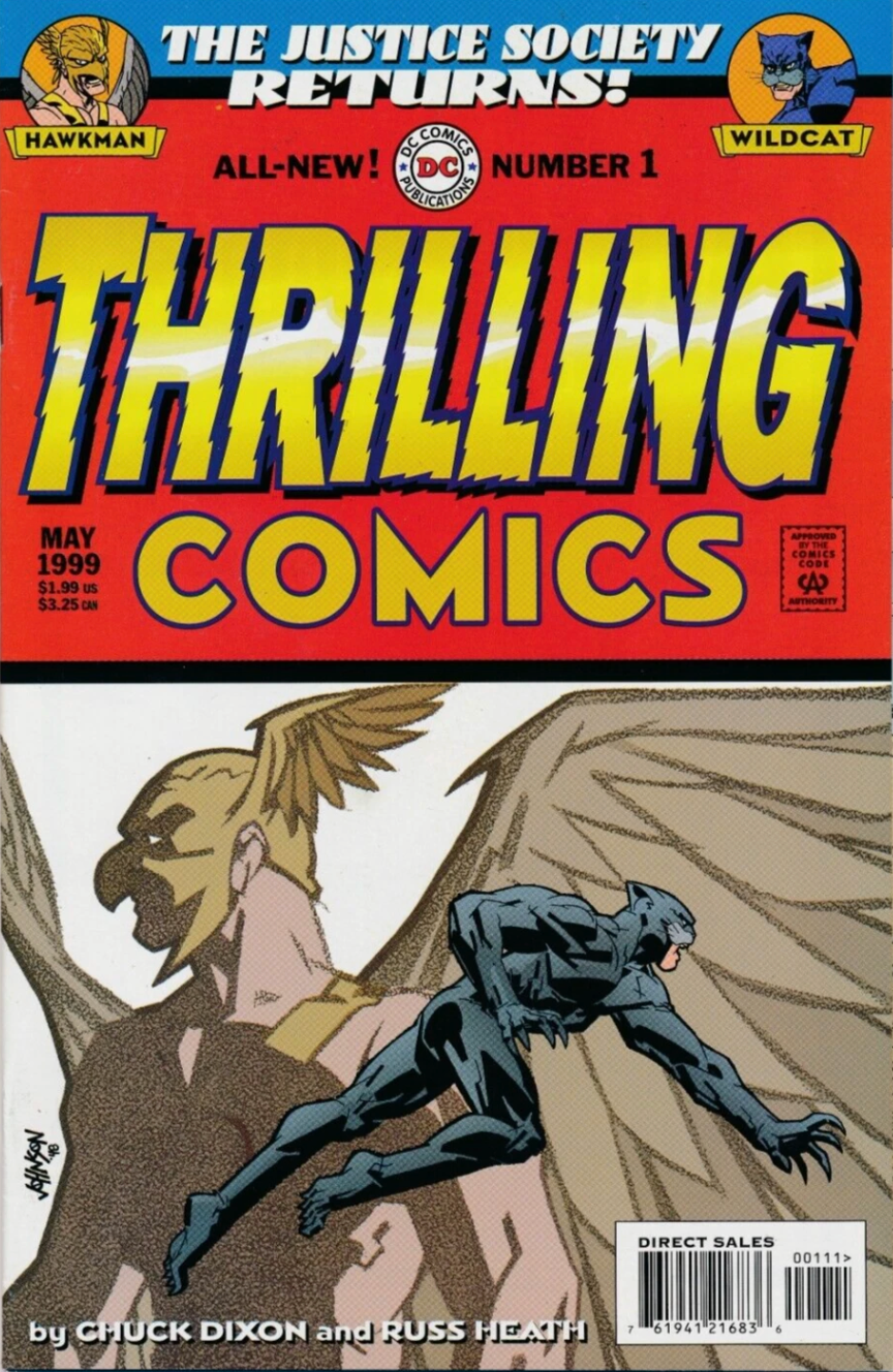 THRILLING COMICS #1 JUSTICE SOCIETY RETURNS 1999 Adventure Comics DC COMICS