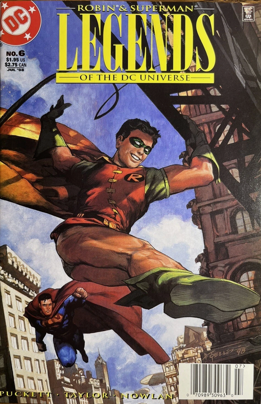LEGENDS OF THE DC UNIVERSE #6 ROBIN 1998 NEWSSTAND Adventure Comics DC COMICS