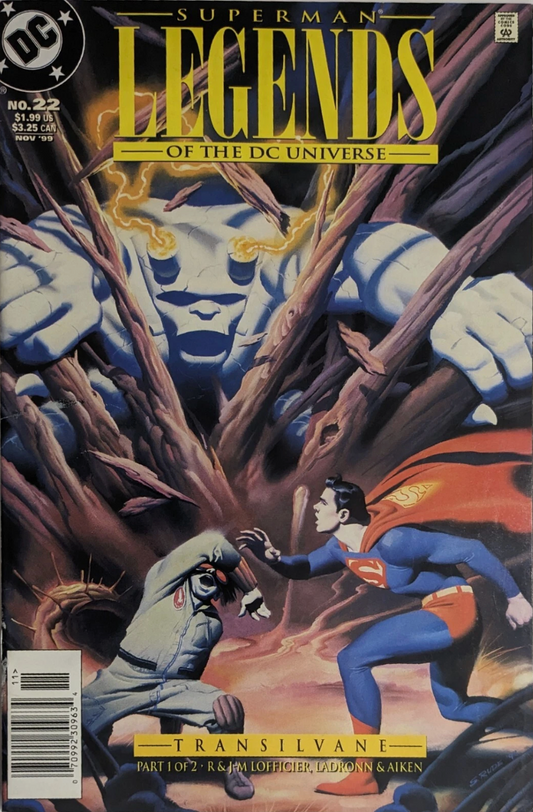 LEGENDS OF THE DC UNIVERSE #22 SUPERMAN 1999 NEWSSTAND Legends of DC DC COMICS