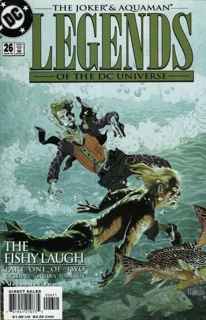 LEGENDS OF THE DC UNIVERSE #26 JOKER AQUAMAN 1999 NEWSSTAND Legends of DC DC COMICS