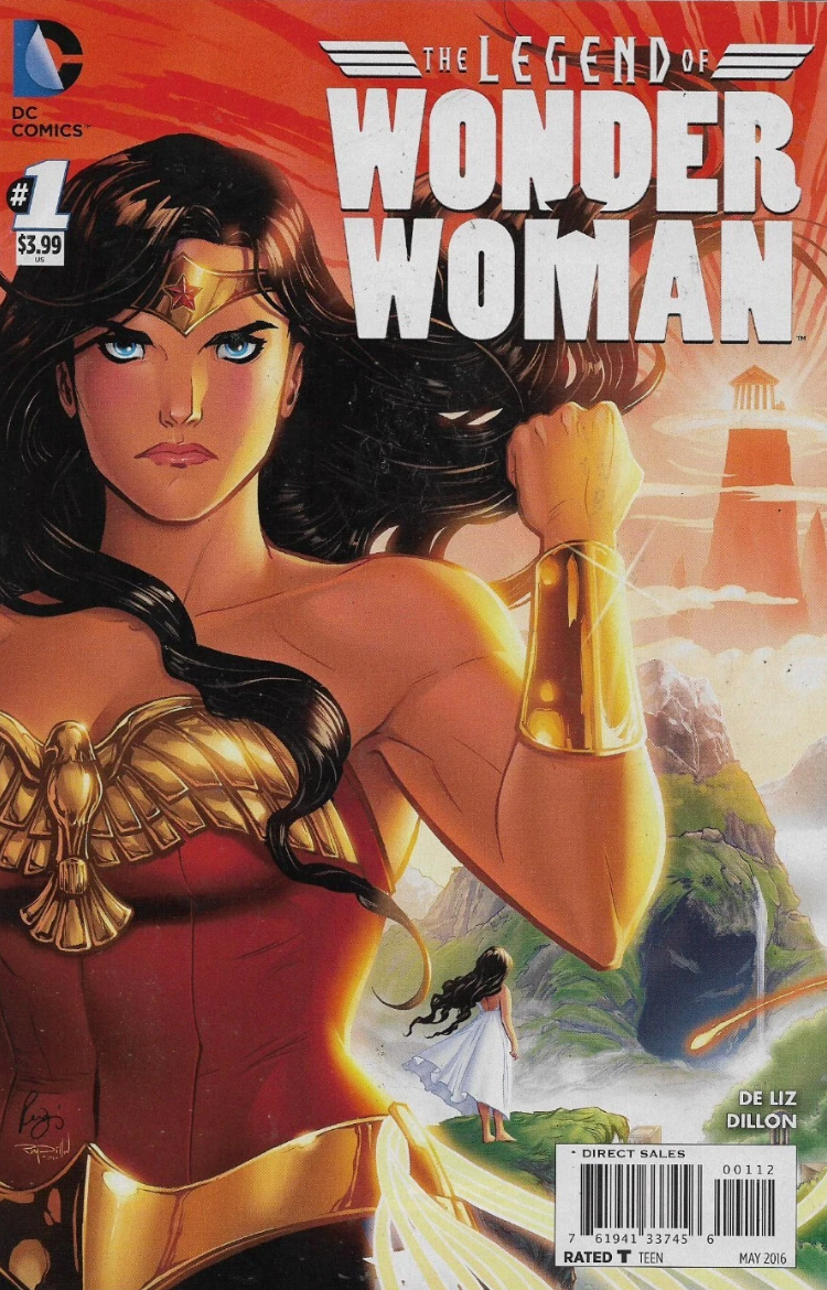 LEGEND OF WONDER WOMAN #1 2ND PRINT VARIANT 2016 Legends of DC DC COMICS