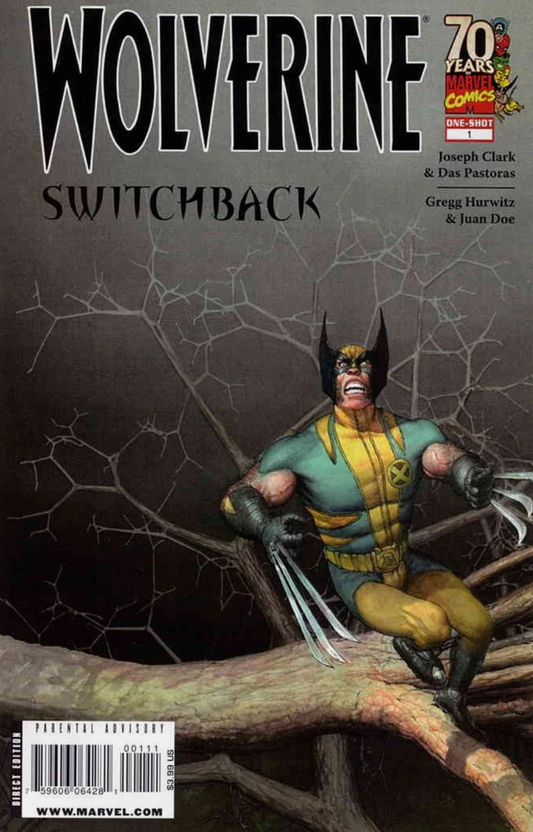 WOLVERINE SWITCHBACK #1 2009 X-Men MARVEL COMICS