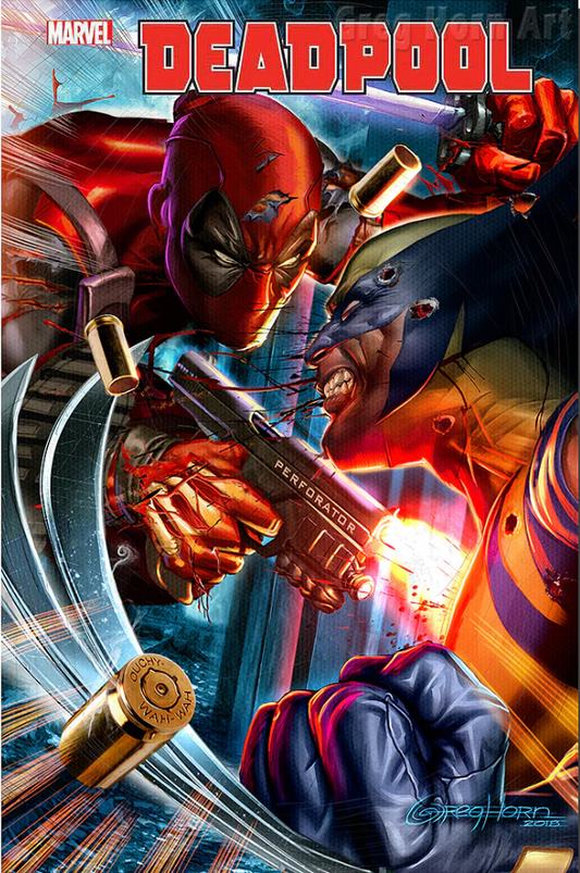 DEADPOOL #1 GREG HORN EXCLUSIVE VARIANT 2018 Deadpool MARVEL COMICS