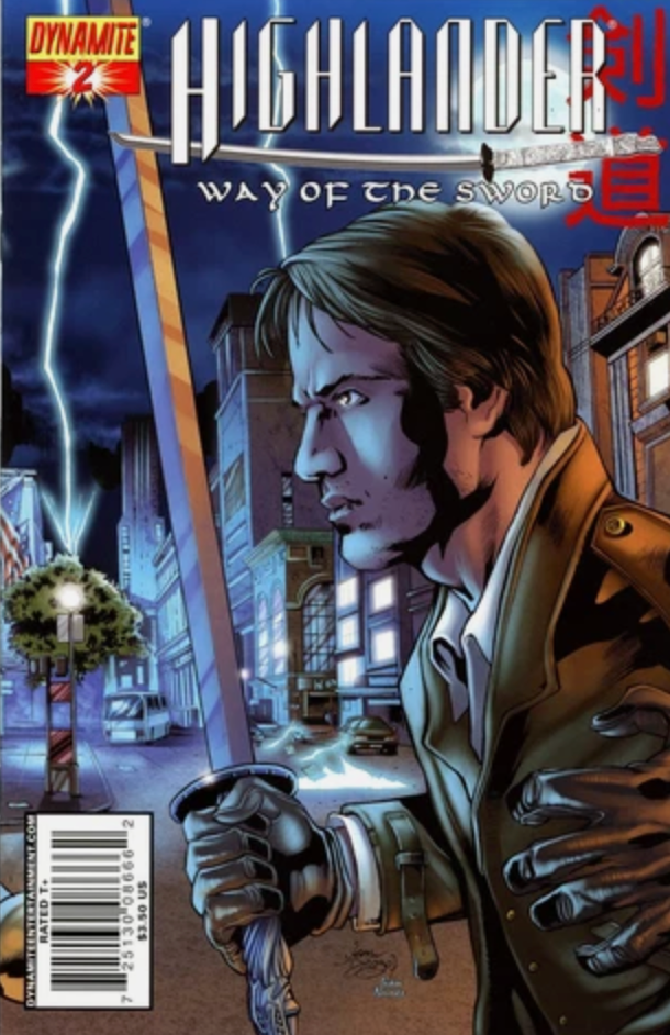 HIGHLANDER WAY OF SWORD #2 VARIANT 2008 Highlander DYNAMITE ENTERTAINMENT