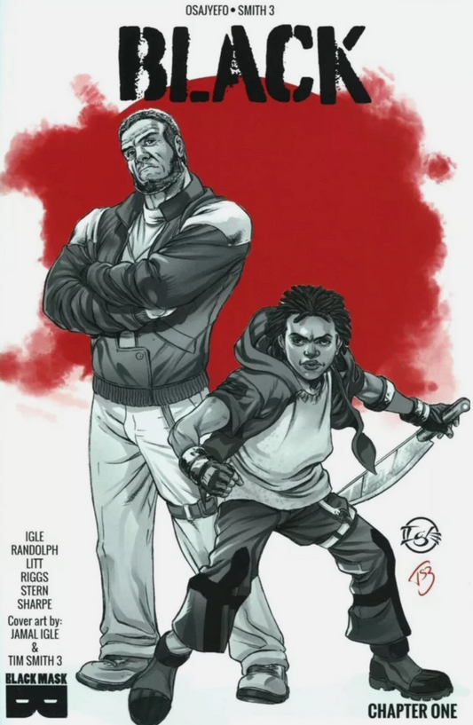 BLACK #1 2ND PRINT VARIANT 2016 Black BLACK MASK COMICS