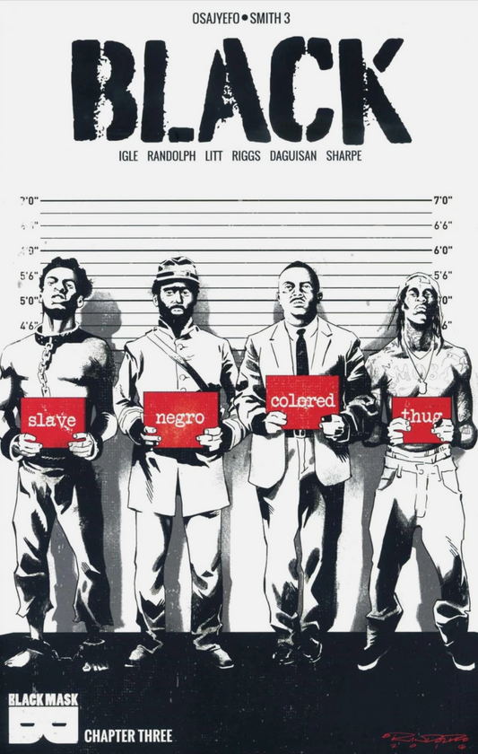 BLACK #3 CENSORED VARIANT 2016 Black BLACK MASK COMICS