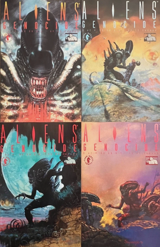 ALIENS GENOCIDE #1-4 SET 1991 Alien DARK HORSE