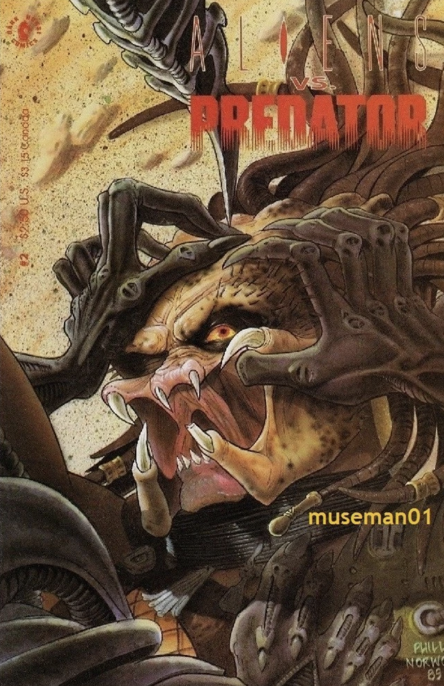 ALIENS VS PREDATOR #2 1990 Alien DARK HORSE