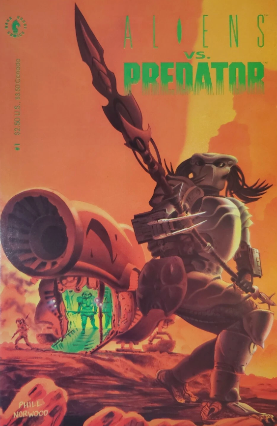 ALIENS VS PREDATOR #1 1990 Alien DARK HORSE