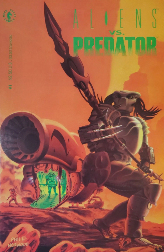 ALIENS VS PREDATOR #1 1990 Alien DARK HORSE