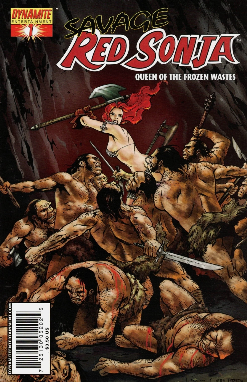 SAVAGE RED SONJA QUEEN OF THE FROZEN WASTES #1 HOMS VARIANT 2006 Red Sonja DYNAMITE