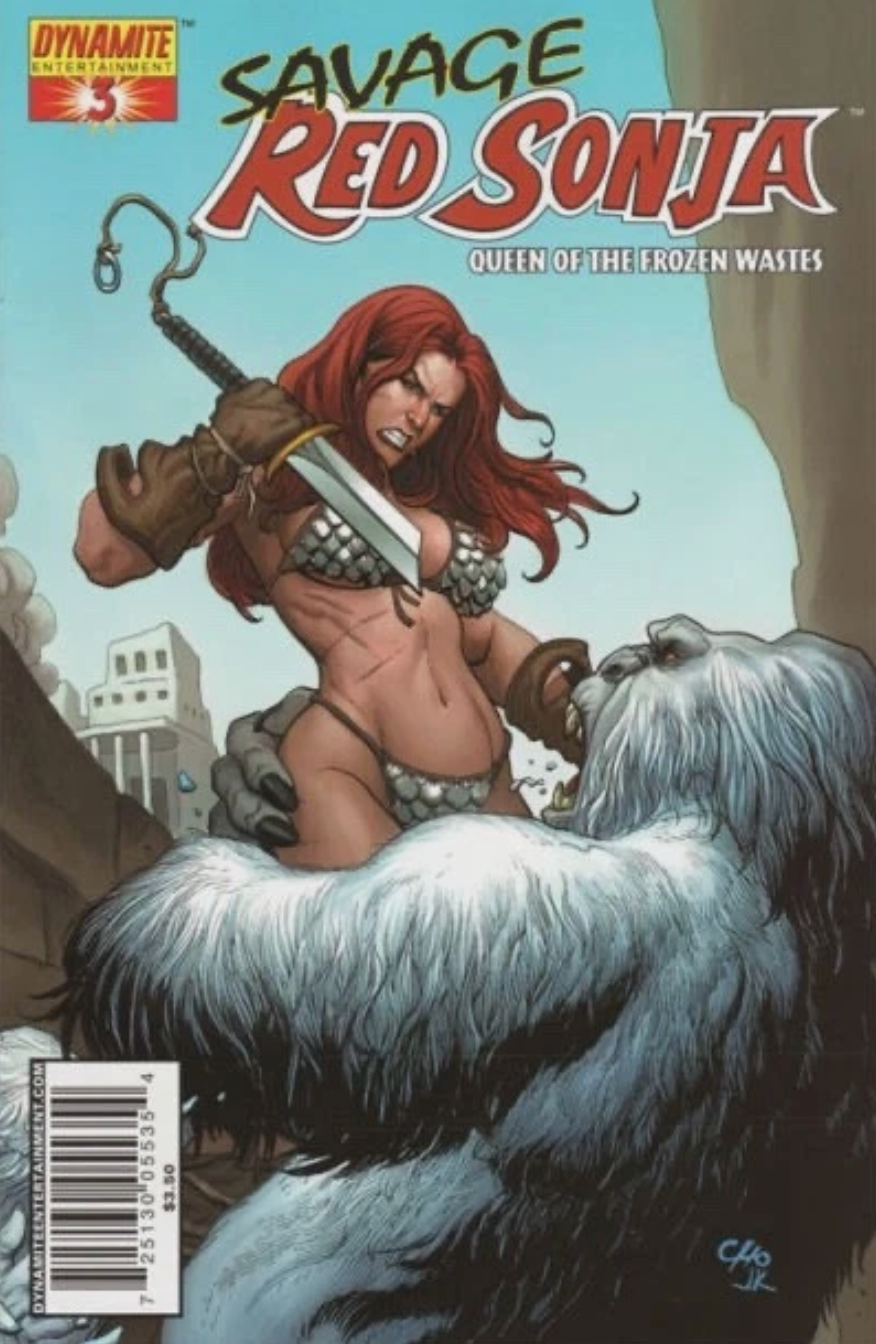 SAVAGE RED SONJA QUEEN OF THE FROZEN WASTES #3 FRANK CHO VARIANT 2006 Red Sonja DYNAMITE